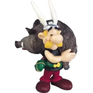 Image of Asterix Figure Asterix holding a Boar 6 cm