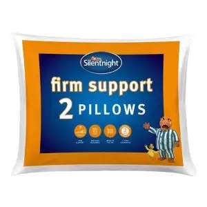 Image of Silentnight Medium Hypoallergenic Pillow, Pair Of 2 White