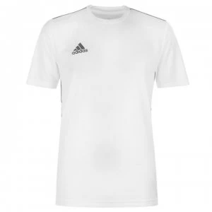 Image of adidas adidas Mens Primegreen Football Core 18 Jersey - White/Black