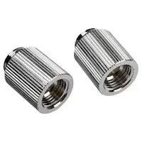 Image of Bitspower Touchaqua 20mm Extender Fitting - Silver (2 PCS )