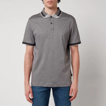 Image of BOSS Smart Casual Mens Parlay Polo Shirt - Medium Grey - M