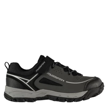 Image of Muddyfox TOUR100 Low Junior Cycling Shoes - Charcoal/Black
