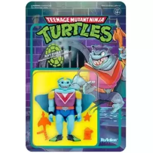 Image of Super7 Teenage Mutant Ninja Turtles Ray Fillet Reaction Figure