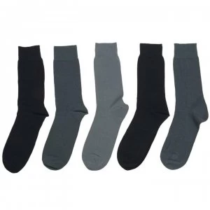 Image of Wildfeet 5 Pack Ankle Socks - Blue