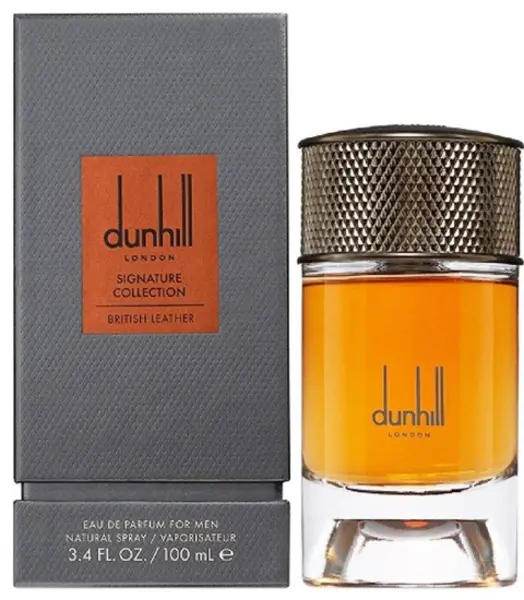 Image of Dunhill London Signature British Leather Eau de Parfum For Him 100ml