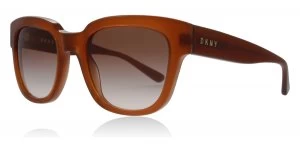 Image of DKNY DY4145 Sunglasses Milky Amber 3726/13 52mm