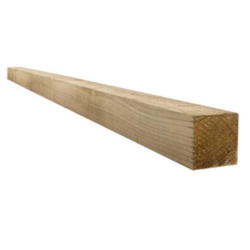 Image of Snowdon Timber Treated 3X3" Fence Post (W) 75mm (H) 1.8M - Pack Of 2