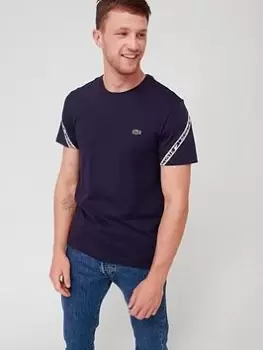 Image of Lacoste Taping T-Shirt, Navy, Size 3XL, Men