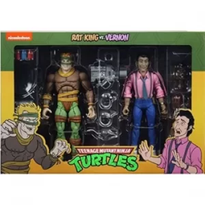 Image of Rat King & Vernon (TMNT) 2 Pack Neca Action Figures