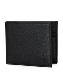 Image of Polo Ralph Lauren Billfold Leather Wallet - Black