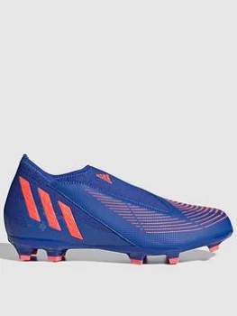 Image of adidas Junior Predator Laceless 20.3 Firm Ground Football Boots - Blue Size 2
