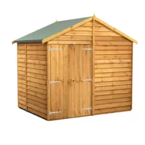 Image of Power 6x8 Overlap Apex No Window Double Door Shed