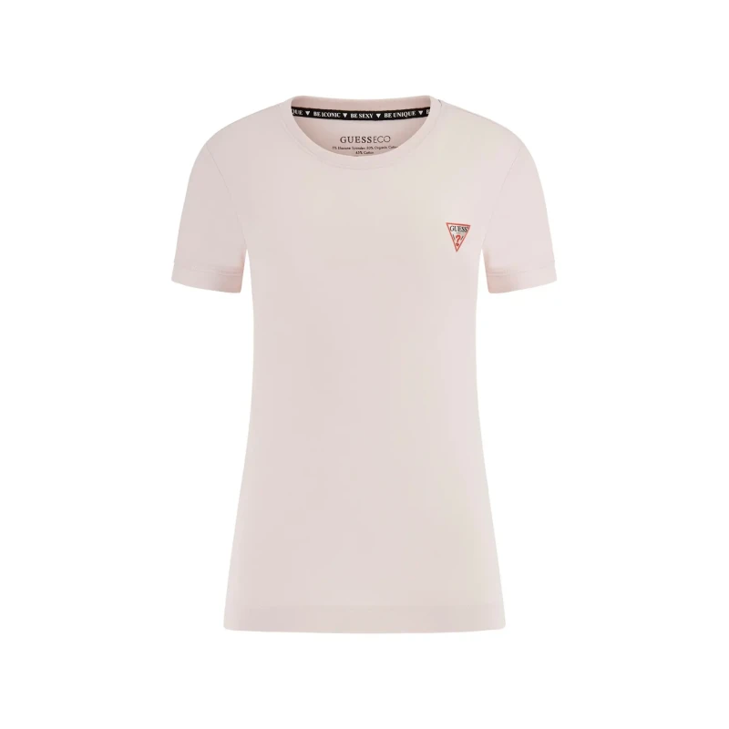 Image of Guess T-Shirt round neck woman Guess Mini Triangle Rose Female XL