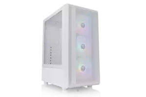 Image of Thermaltake S200 TG ARGB Snow Mid Tower ATX Case - CA-1X2-00M6WN-00