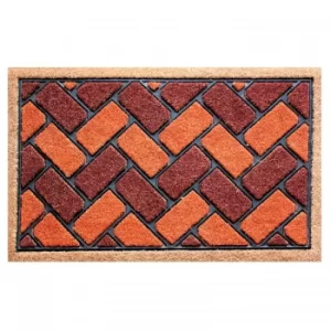 Image of Coir doormat -Red brick