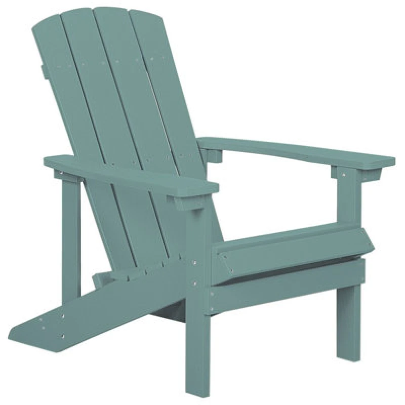 Image of Beliani Garden Chair Adirondack Turquoise
