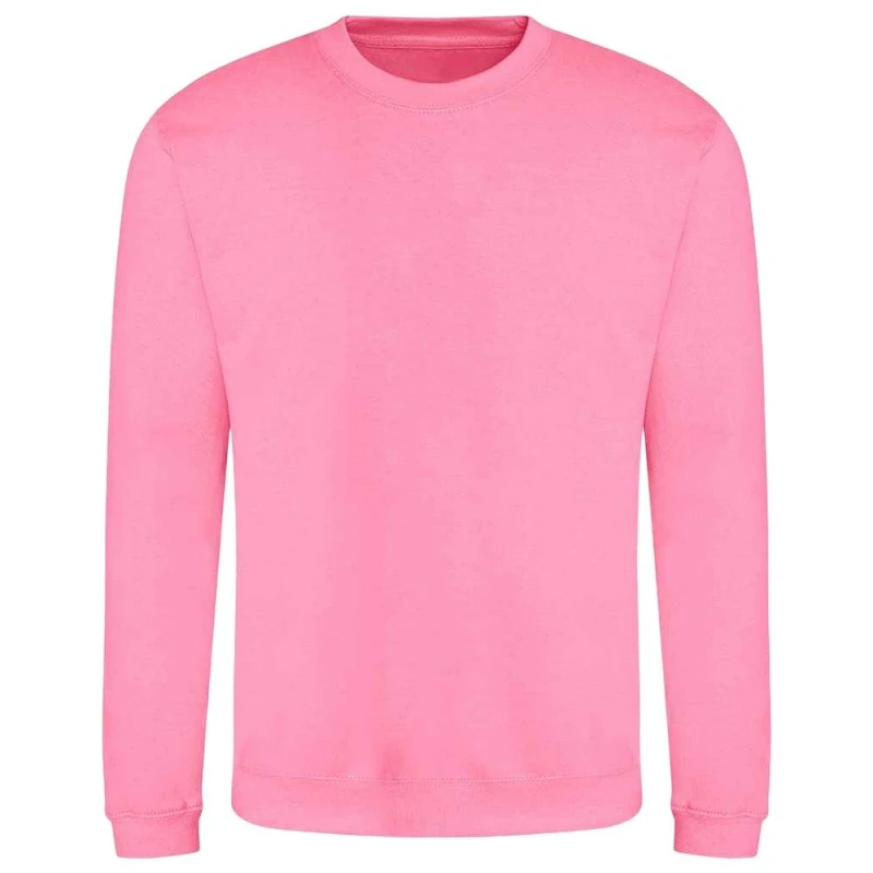 Image of AWDis AWDis Men Just Hoods Sweatshirt in Pink Size: X-Small Pink XS Male 5063527329066