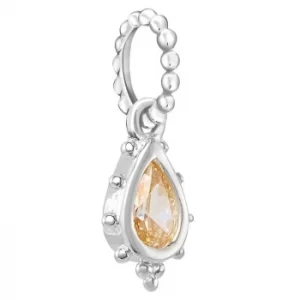 Image of Chamilia Petit Pear with Champagne cubic zirconia
