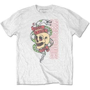 Image of Stereophonics - Have A Nice Day Snake Unisex Medium T-Shirt - White