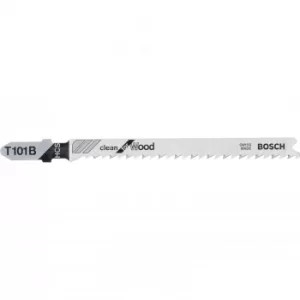 Image of Bosch T101 B Wood Cutting Jigsaw Blades Pack of 100