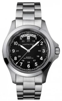 Image of Hamilton Khaki Field King Auto Mens Sapphire Glass H64455133 Watch