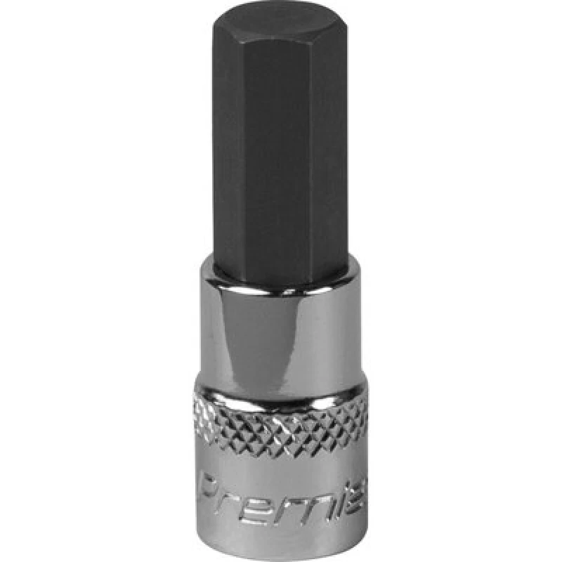 Image of Loops 8mm Forged Hex Socket Bit - 1/4" Square Drive - Chrome Vanadium Wrench Socket Multi