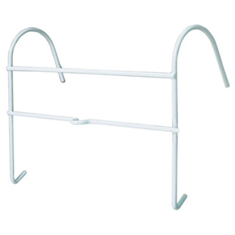 Image of Loops Large Urine Catheter Bag Hanging Holder - Integrated Tube Clip - Plastic Coated Multi