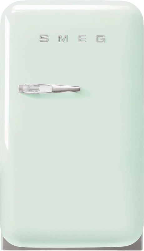 Image of Smeg 50s Style Right Hand Hinged Minibar FAB5RPG6 72cm Mini Fridge - Pastel Green - C Rated