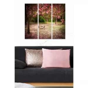 Image of MDF2567538 Multicolor Decorative MDF Painting (3 Pieces)