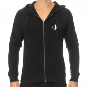 Image of Calvin Klein Ck One Full Zip Hoodie - Black L