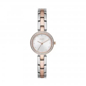 Image of DKNY Silver And Two Tone Fashion Watch - NY2827