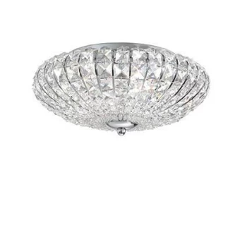 Image of Virgin 5 Light Small Flush Ceiling Light Chrome, G9