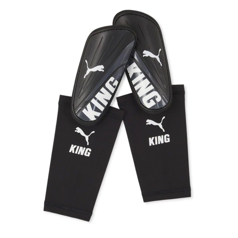 Image of Puma King Sleeve Shin Pads Black/White unisex Large