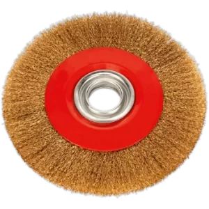 Image of Sealey Bench Grinder Wire Wheel 200mm 13mm 16mm