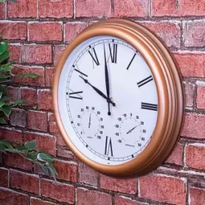 Image of St Helens Copper Effect Outdoor Clock