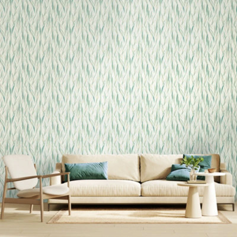 Image of Hoopla Walls Eucalyptus Whisper - Duck Egg 10M Wallpaper