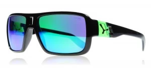Image of Cebe Lam Sunglasses Shiny Black / Green LAM 58mm