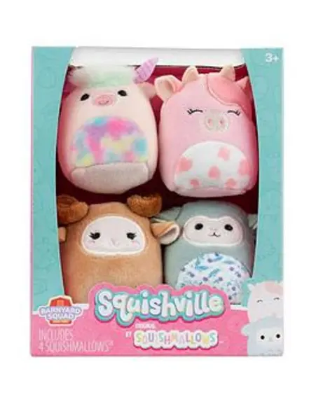 Image of Squishville Original Squishmallows Barnyard Squad 4 Pack