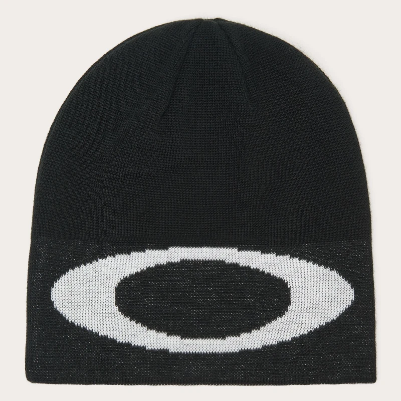 Image of Oakley Mens Ellipse Polyacrylic Beanie Black male Mens