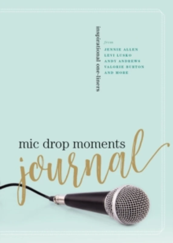 Image of Mic Drop Moments Journal. Paperback. By Jennie Allen Books