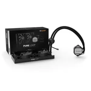 Image of Be Quiet! BW007 Pure Loop 280mm Liquid CPU Cooler, 2 x 14cm Pure Wings 2 PWM Fans, White LED Lighting