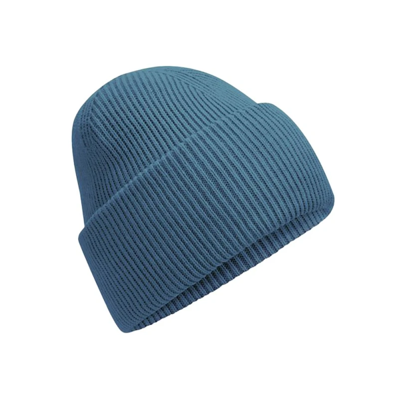Image of Beechfield Beechfield Men Classic Deep Cuffed Beanie in Blue Blue One Size Male 5063425806720
