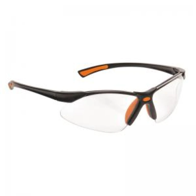 Image of Portwest Bold Pro Safety Glasses PW37ORR Frame: Orange