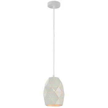 Image of Maytoni Lighting - Louvre Dome Ceiling Pendant Lamp White, 1 Light, E27