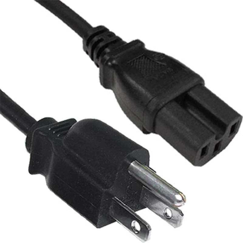 Image of Cablenet 2m USA Plug (3 Pin) - IEC C15 PVC Power Leads