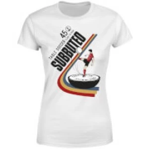 Image of Subbuteo TABLE SOCCER 45 Womens T-Shirt - White - M