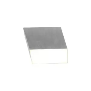 Image of Spotlight 9cm Square 1 x 10W LED, 3000K, 700lm, Satin Aluminium - Luminosa Lighting