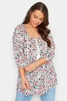 Image of Printed Gypsy Top