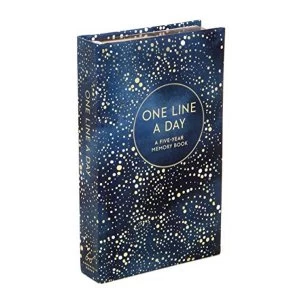 Image of Celestial One Line a Day Notebook / blank book 2017