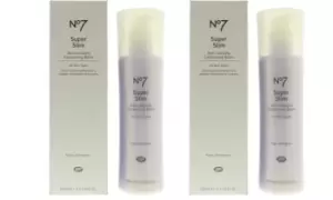 Image of Boots No7 Super Slim Anti-Cellulite Contouring Balm 200ml Two-Pack